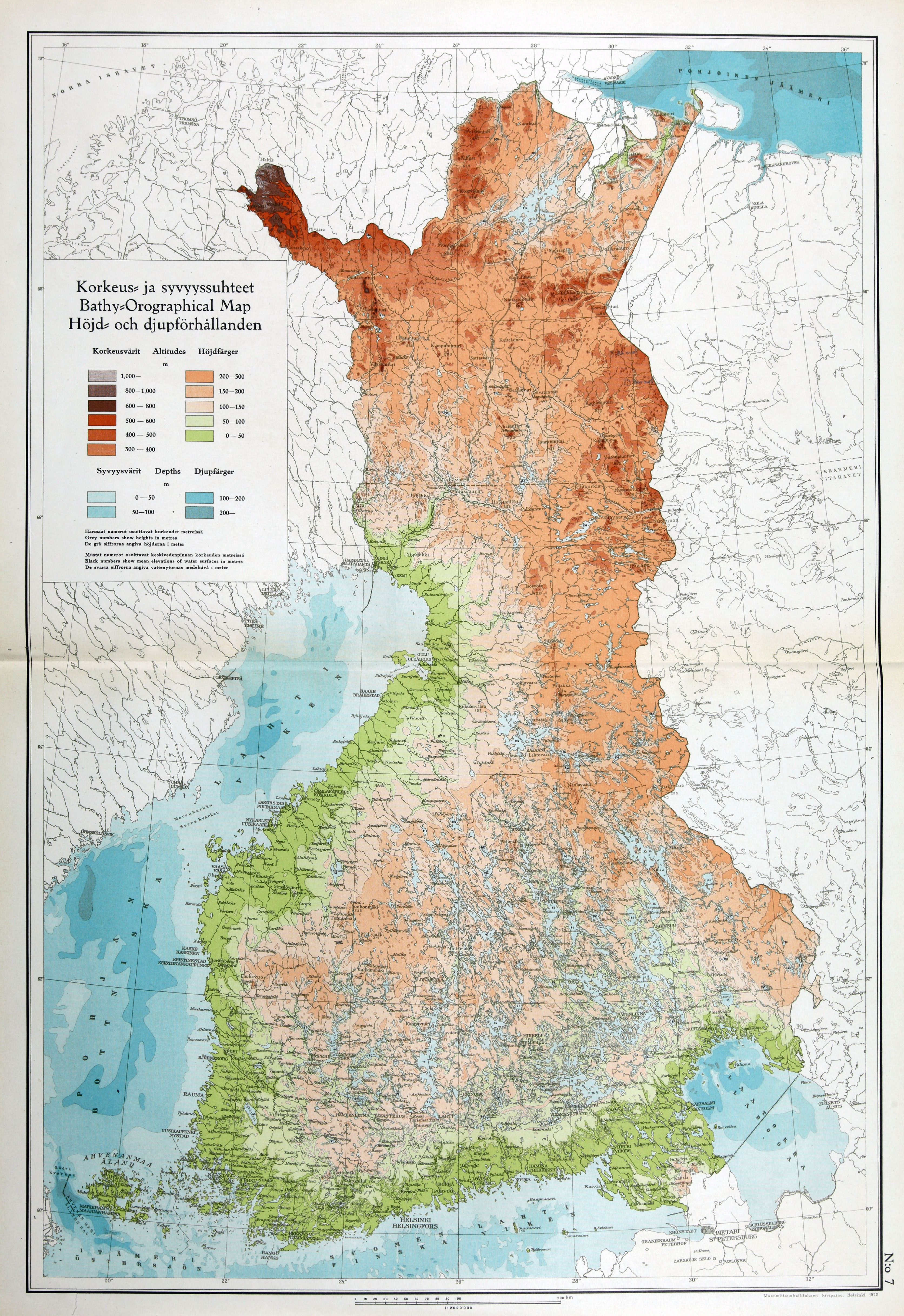 7. Korkeus- ja syvyyssuhteet – Höjd- och djupförhållanden 